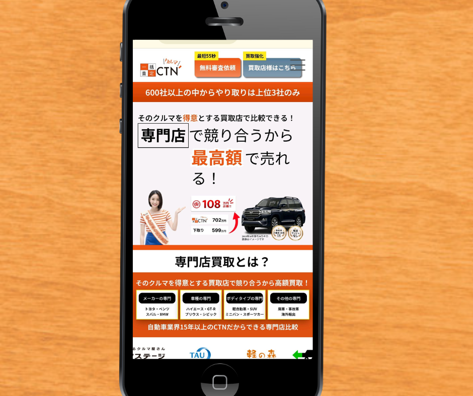 CTN車一括査定　評判　特徴