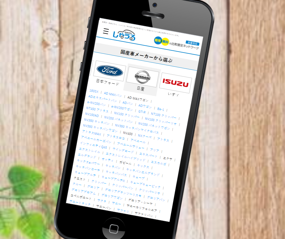 車査定　電話なし　しゃうる　シミュレーション