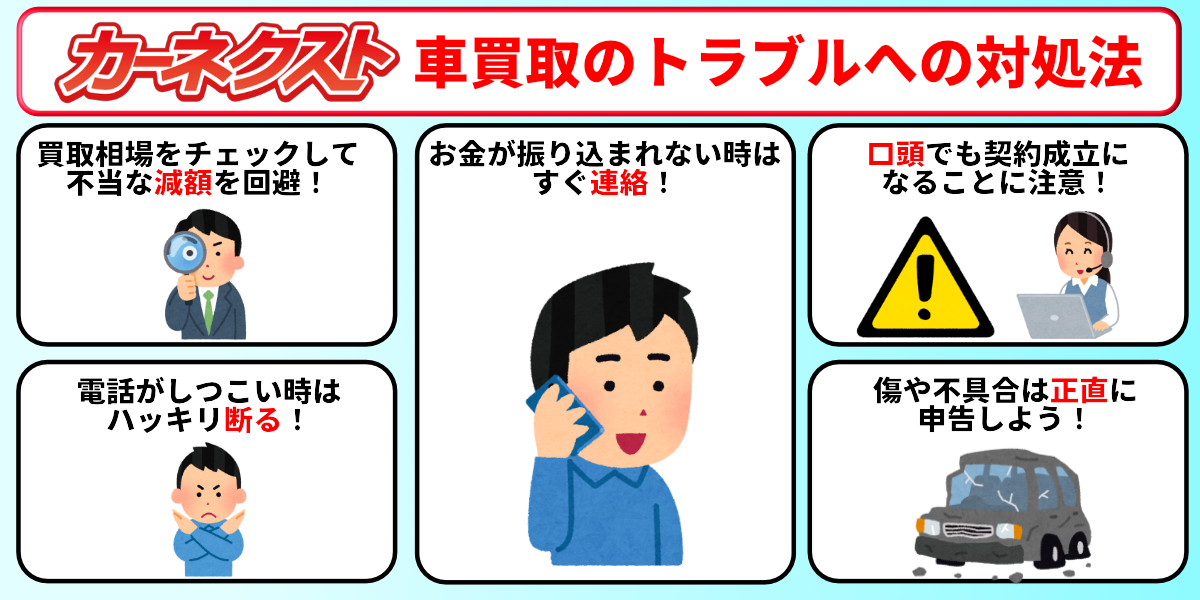 カーネクスト　評判　トラブル　対処法