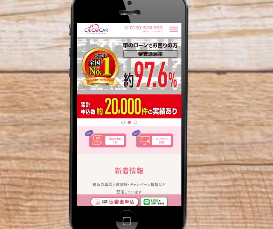 自社ローン　絶対通る　おすすめ　ココカー