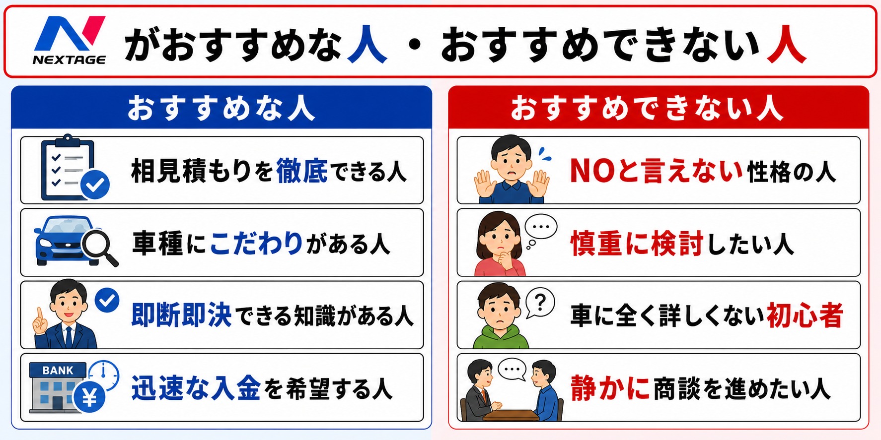 ネクステージ やめた方がいい おすすめな人 おすすめできない人