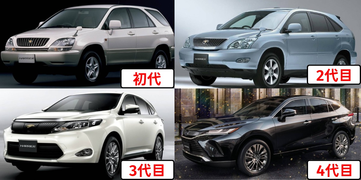 新型ハリアー　旧型　比較