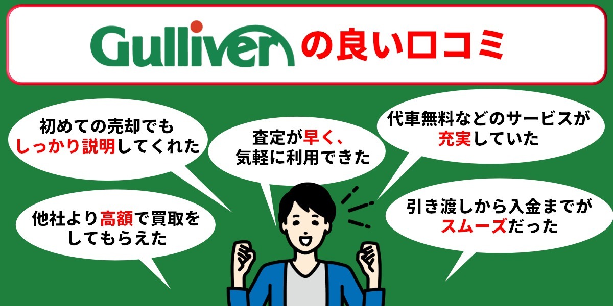 ガリバー 買取 評判