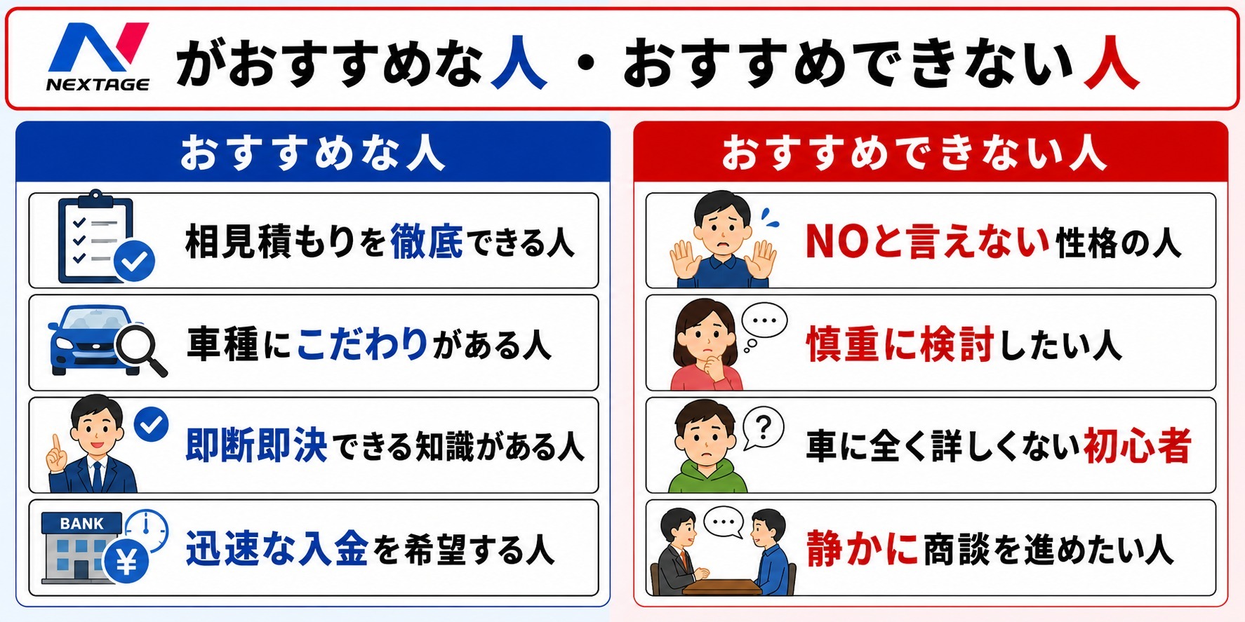 ネクステージ　やめた方がいい　おすすめな人　おすすめできない人