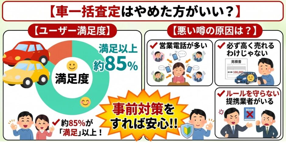 車一括査定 やめた方がいい