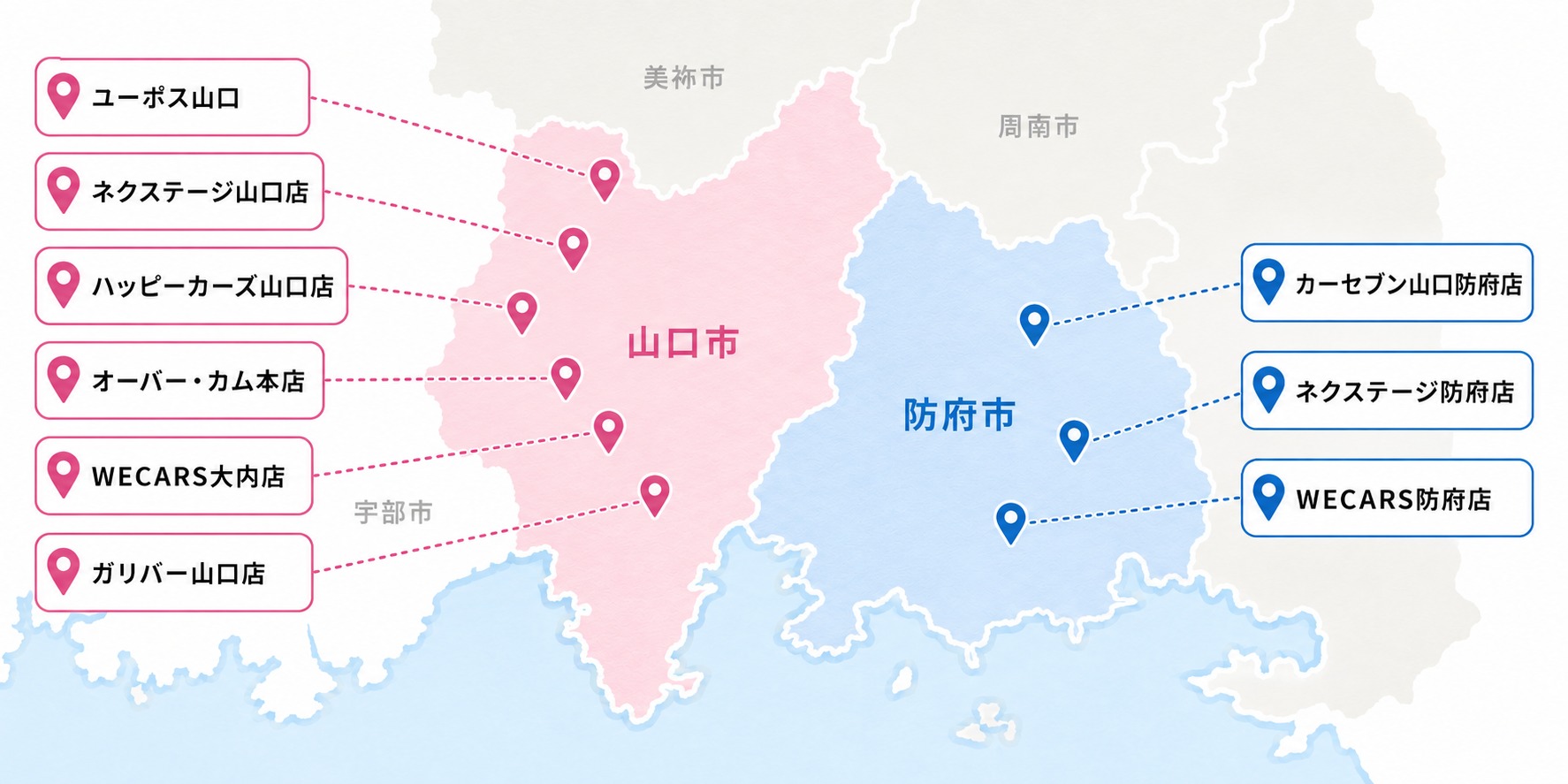 山口　車買取　おすすめ　山口市　防府市