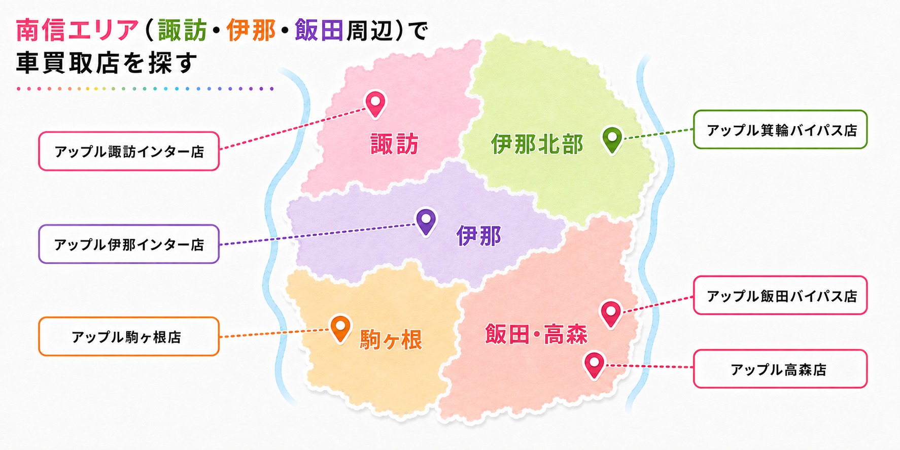 長野県 車買取 おすすめ 南信