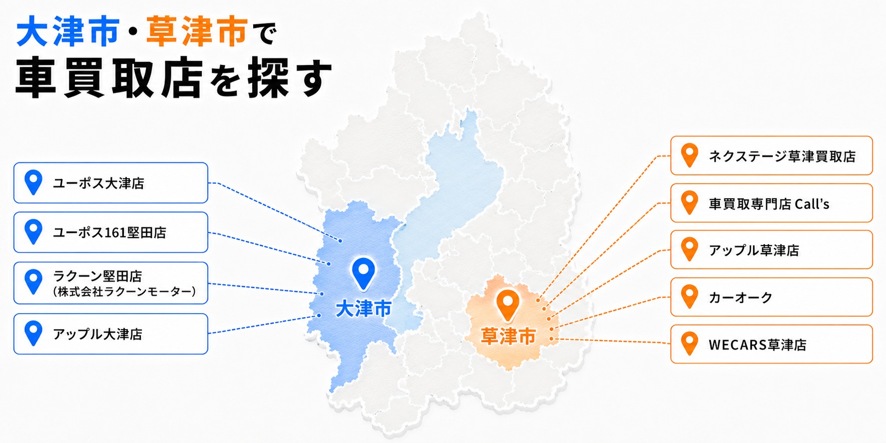 滋賀県 車買取 おすすめ 大津 草津