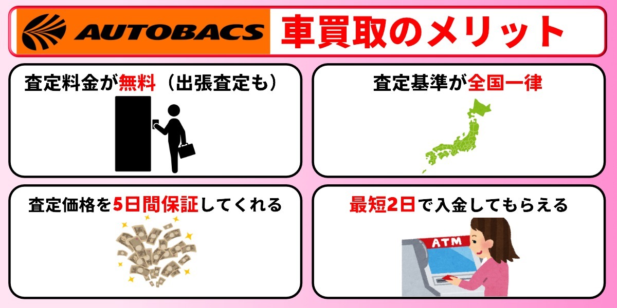 オートバックス 車買取 メリット
